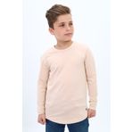 Toontoy Erkek Çocuk Baskılı Tişört - 6 - 7 Yaş - Bej