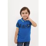 Toontoy Erkek Çocuk Baskılı Tişört - 6 Yaş - Saks