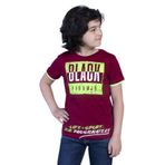 Toontoy Erkek Çocuk Baskılı Tişört Bordo 12 YAŞ