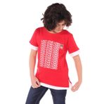 Toontoy Erkek Çocuk Baskılı Tişört Kırmızı 6-7 YAŞ