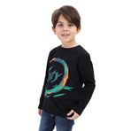 Toontoy Erkek Çocuk Baskılı Tişört Siyah 7 YAŞ