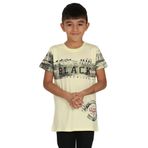 Toontoy Erkek Çocuk Black Baskılı T-Shirt - 10 Yaş - Sarı
