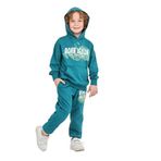 TOONTOY Erkek Çocuk Born Again Baskılı Eşofman Takımı Açık Petrol, 7 Yaş, 24774, Açık Petrol, erkek-çocuk
