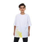 Toontoy Erkek Çocuk Boya Baskılı Tişört Koyu Yeşil 8-9 YAŞ