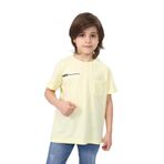 Toontoy Erkek Çocuk Cep Baskılı Tişört Sarı 7 YAŞ
