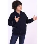 Toontoy Erkek Çocuk Cep Dıfferent Style Tıme Baskılı Hırka