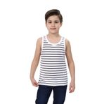 Toontoy Erkek Çocuk Çizgili Atlet Haki 10-11 YAŞ