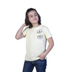 Toontoy Erkek Çocuk Çizgili Cepli Tişört Sarı 10 YAŞ