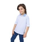 Toontoy Erkek Çocuk Çizgili Tişört Mavi 5 YAŞ