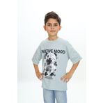 Toontoy Erkek Çocuk Creatıve Mood Baskılı Tişört Yeşil 8 YAŞ