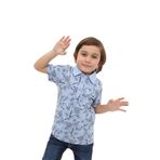 Toontoy Erkek Çocuk Desenli Tişört Mavi 5 YAŞ