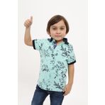 Toontoy Erkek Çocuk Desenli Tişört Mint Yeşili 3 YAŞ