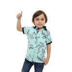 Toontoy Erkek Çocuk Desenli Tişört Mint Yeşili 6 YAŞ