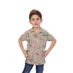 Toontoy Erkek Çocuk Desenli Tişört Yeşil 8 YAŞ