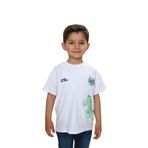 Toontoy Erkek Çocuk Dinazor Yazı Baskılı Tişört Beyaz 4 YAŞ