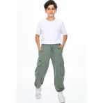 Toontoy Erkek Çocuk Eşofman Alt Yeşil 8 YAŞ