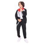 TOONTOY Erkek Çocuk Eşofman Takım 12-13 Yaş, 12-13 Yaş, 22615, Siyah, erkek-çocuk
