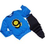 Toontoy Erkek Çocuk Eşofman Takım 9 Aslan Nakışlı - 1 Yaş - 86Cm Boy - Saks