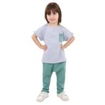 Toontoy Erkek Çocuk Eşofman Takım Gri 4 YAŞ