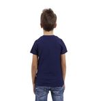 TOONTOY Erkek Çocuk Flok Baskılı Örgülü Tişört 6 Yaş, 6 Yaş, 10514-, Lacivert, Erkek Çocuk