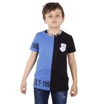 Toontoy Erkek Çocuk Force Baskılı Parçalı Tişört Saks 14 YAŞ