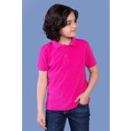 Toontoy Erkek Çocuk Fuşya Düğmeli Polo Yaka T-Shirt