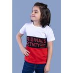 Toontoy Erkek Çocuk Garni Detaylı Baskılı Tişört Beyaz 14 YAŞ