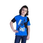 Toontoy Erkek Çocuk Garnili Cep Detaylı Tişört Saks 8 YAŞ