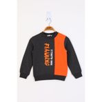 TOONTOY Erkek Çocuk Garnili Sweatshirt Antrasit Melanj, 3 Yaş, 13681-, Antrasit Melanj, erkek-çocuk