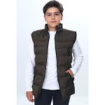 Toontoy Erkek Çocuk Göğsü Armalı Şişme Yelek Haki 5-6 YAŞ
