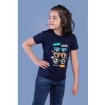 Toontoy Erkek Çocuk Gözlük Baskılı Tişört Lacivert 3 YAŞ