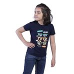Toontoy Erkek Çocuk Gözlük Baskılı Tişört Lacivert 5 YAŞ