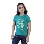 Toontoy Erkek Çocuk Gözlük Baskılı Tişört Yeşil 3 YAŞ