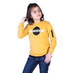 TOONTOY Erkek Çocuk Handsome Baskılı Sweatshirt, 6 Yaş, 13508-, Hardal, erkek-çocuk