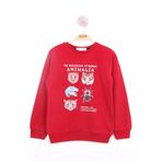 Toontoy Erkek Çocuk Hayvan Baskılı Sweatshirt