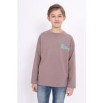Toontoy Erkek Çocuk Hey You Look Baskılı Sweatshirt Acı Kahve 10 YAŞ