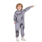TOONTOY Erkek Çocuk Hype Baskılı Eşofman Takım Koyu Gri, 5 Yaş, 24772, Koyu Gri, erkek-çocuk