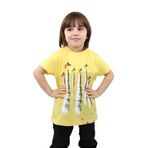 TOONTOY Erkek Çocuk Jet Baskılı Tişört 4 Yaş, 4 Yaş, 22374, Sarı, Erkek Çocuk