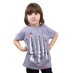 TOONTOY Erkek Çocuk Jet Baskılı Tişört 6 Yaş, 6 Yaş, 22374, Gri, Erkek Çocuk