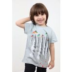 Toontoy Erkek Çocuk Jet Baskılı Tişört Yeşil 4 YAŞ