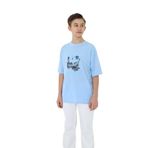 Toontoy Erkek Çocuk Just Be Baskılı Tişört Mavi 6-7 YAŞ