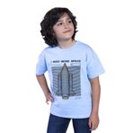 Toontoy Erkek Çocuk Kabartma Baskılı Tişört - 14 Yaş - Mavi