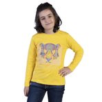 Toontoy Erkek Çocuk Kabartma Baskılı Tişört Hardal 8 YAŞ