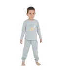 TOONTOY Erkek Çocuk Kaplumbağa Baskılı Pijama Takım, 3 Yaş, 24913, Yeşil, erkek-çocuk