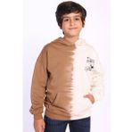 Toontoy Erkek Çocuk Kapüşonlu Baskılı İki Renkli Sweatshirt