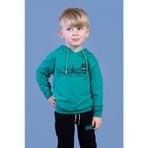 Toontoy Erkek Çocuk Kapüşonlu Baskılı Sweatshirt
