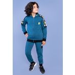 Toontoy Erkek Çocuk Kapüşonlu Garni Detaylı Eşofman Takımı