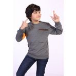 Toontoy Erkek Çocuk Kolu Baskılı Sweatshirt