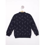 Toontoy Erkek Çocuk Komple Baskılı İçi Pamuklu Sweatshirt - 1 Yaş - Lacivert