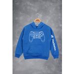 Toontoy Erkek Çocuk Konsol Baskılı Sweatshirt - 10 Yaş - Saks